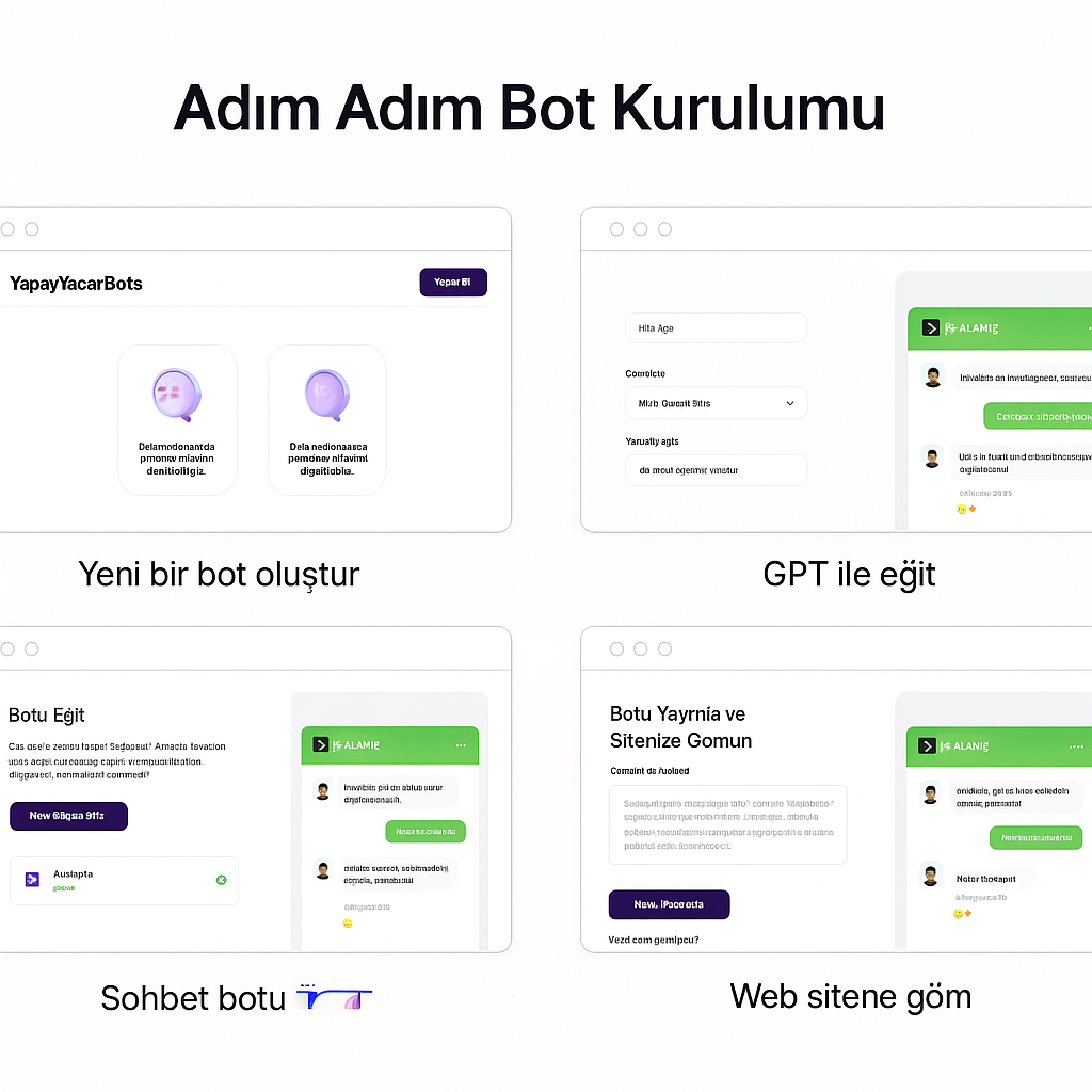 Web Sitenize Akıllı Sohbet Asistanı Ekleyin: YapayYazar Site Sohbet Asistanı ile Tanışın